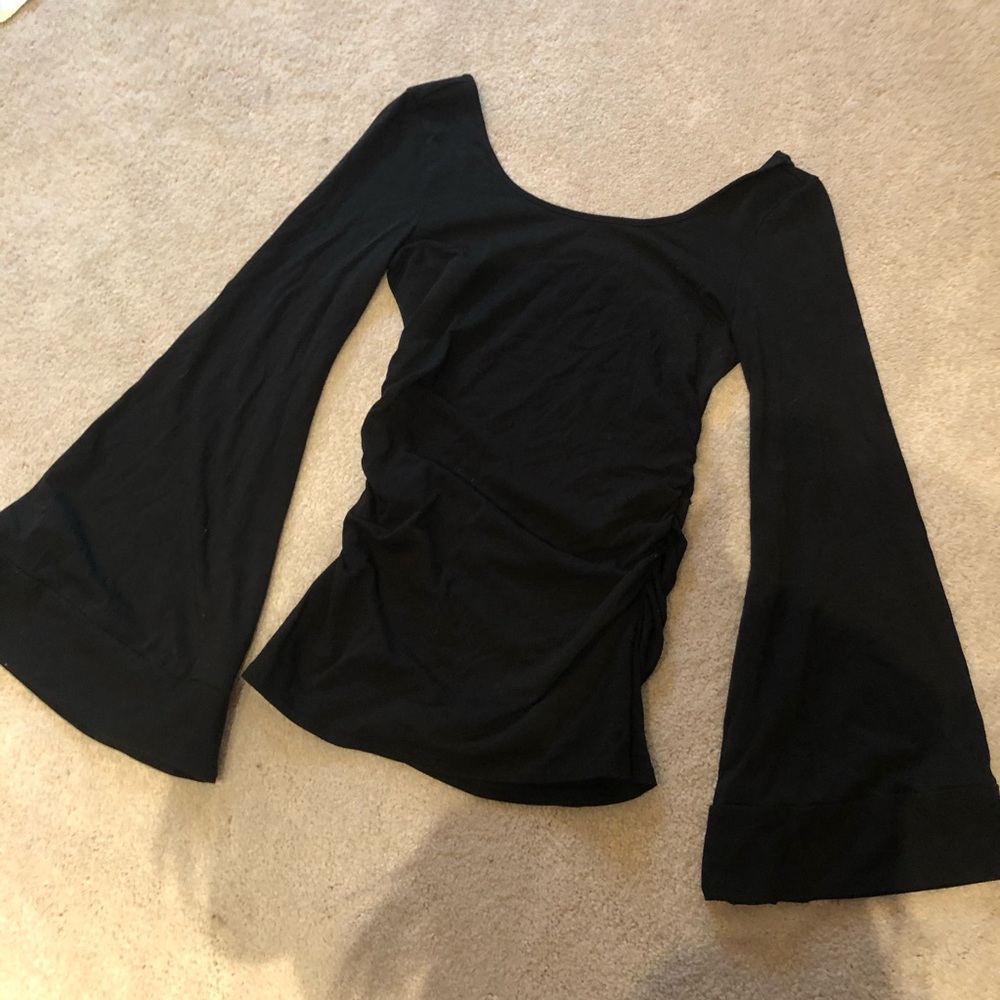 Boston Proper Blouse with Bell Sleeves